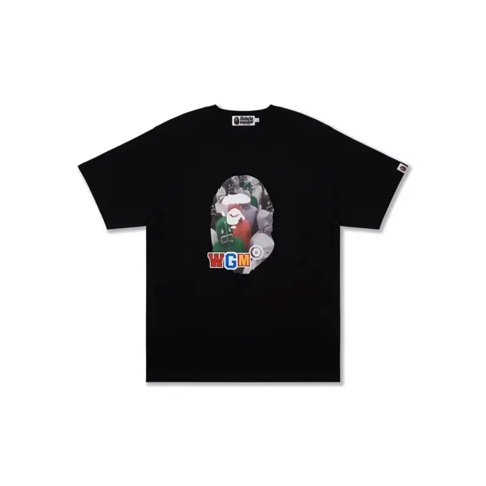 Black Graphic T-Shirt with WGM Design